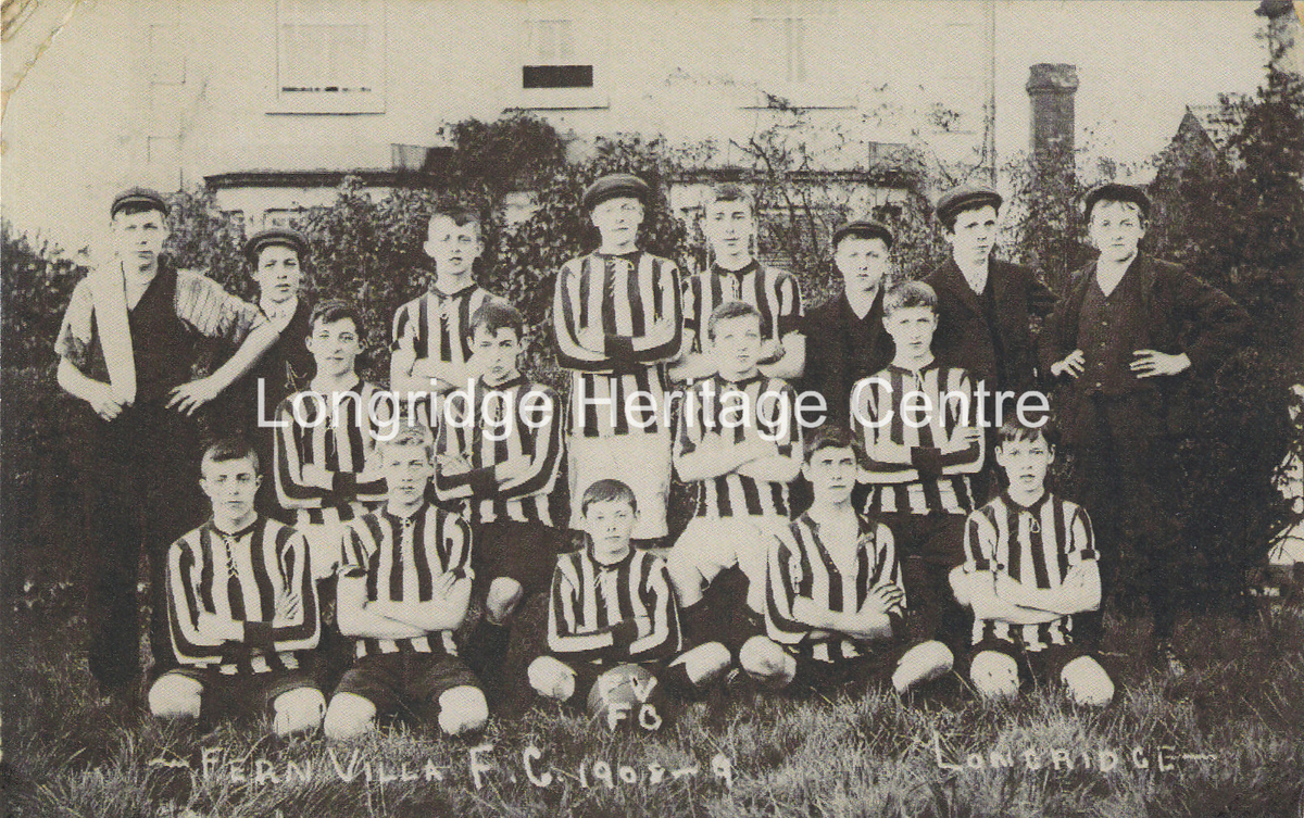 438C - Fern Villa Football Club - Football Club Longridge - 1909
